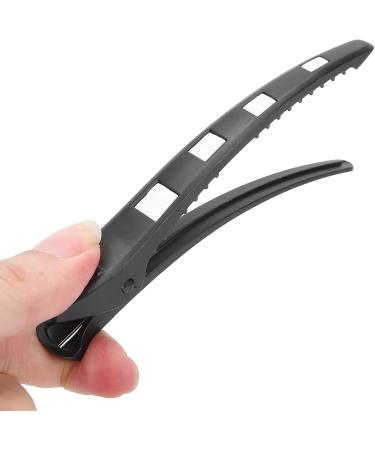Duckbill Hair Clip Safe DIY Craft Convenient for Use Sectioning Clips No Slip for Salon Hair Styling for Applying Facial for Haircut(White) - Buy Online on SooperMarket.com
