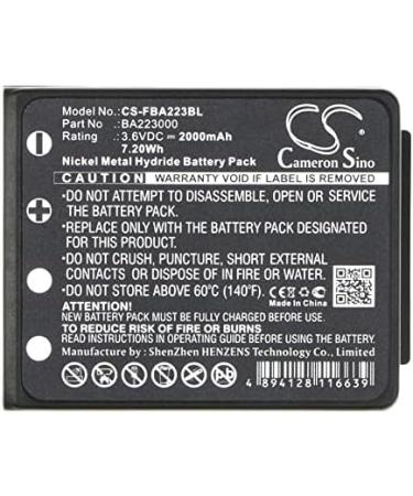 Replacement Battery for HBC Radiomatic Micron 7 Patrol D & Quadrix | BA223000 BA223030 FUB6 2000mAh/3.6V - Fast International Shipping - Buy Online on SooperMarket.com