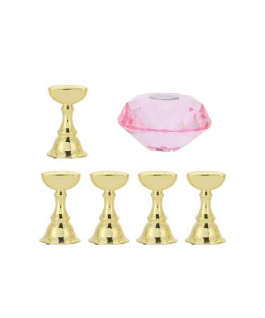 LANTRO JS Nail Holder for Perfect Nail Art - Crystal Base Holder False Nail Tip Practice Stand