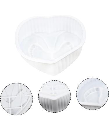 IMIKEYA 2 Pcs Baby Foot Mold Tuile Molds Silicone Baking Mold Silicone Fondant Heart Candy Silicone Chocolate Molds DIY Baking Tools Soap Loaf Mold Mini Chocolate Fudge 3D Silica Gel Cake 18X16.5X6CMx2pcs - Buy Online on SooperMarket.com