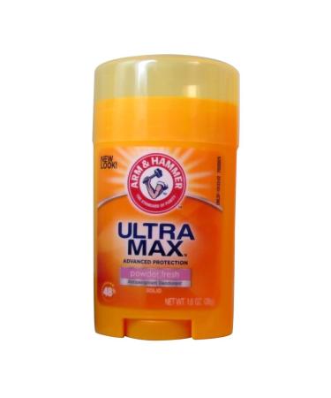 Arm & Hammer Ultramax Powder Fresh Solid Antiperspirant Deodorant 1 Ounce 6 Pack