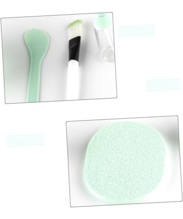 minkissy Makeup makeup tool kit makeup Brush spatulas Puff Soaking Bottle Gauges facial spoon makeup Spray Bottle makeup Bowl makeup mixing large makeup Mask medium Green - Buy Online on SooperMarket.com