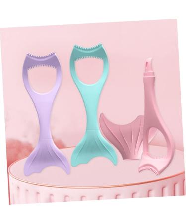 FOYTOKI 2pcs Mascara Brush Eyeliner Stencil Reusable Eyeliner Aid Eyebrow Lash Mascara Guide Eyelash Set - Buy Online on SooperMarket.com