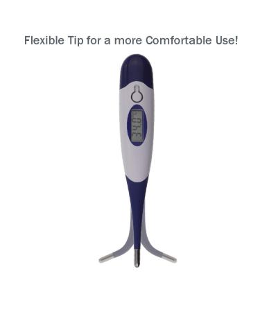 Buy Digital Flexible Thermometer for Adults & Children - Easy-to-Use with 25 Probe Covers International Shipping Available - Buy Online on SooperMarket.com