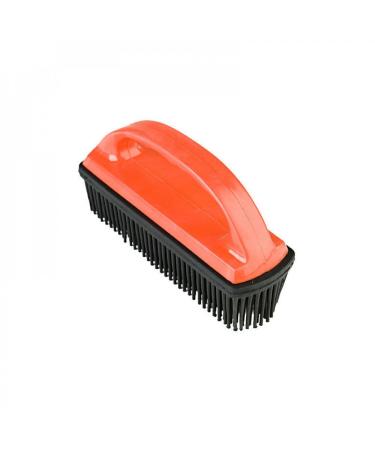 Horze Hair & Lint Remover Brush - Rubber - Red - One Size One Size Red