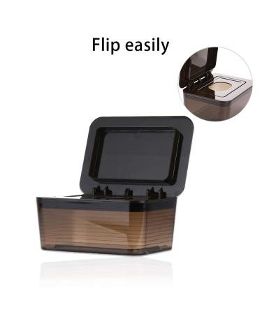 Jitnetiy Removable Wipes Dispenser - Large Holder Container for Fresh Wipes (Dark Brown) - Buy Online on SooperMarket.com