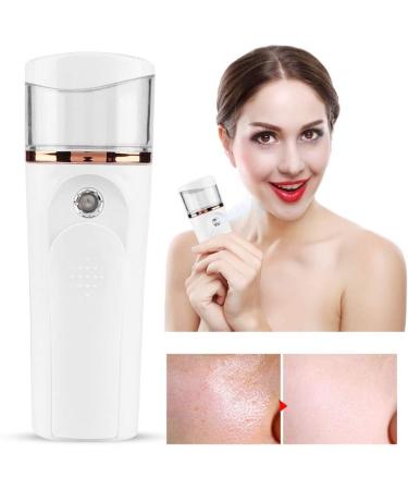 Solomi Hydrating Facial Mist Spray Handheld Nano Facial Sprayer (White) 40ml Battery Powered - Buy Online on SooperMarket.com