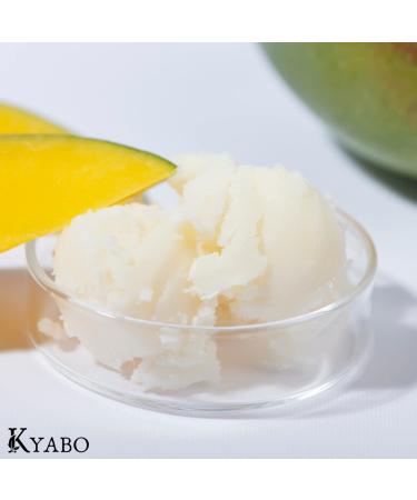 Kyabo 100% Pure Mango Butter Raw Organic & Unrefined - Chemical-Free Natural Skin Moisturizer (5 lb) - Buy Online on SooperMarket.com