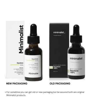 Buy Minimalist Squalane 100% Face Oil | Plant-Derived Moisturizer for Hydration Fine Lines & Elasticity | 1 Fl Oz - International Shipping Available - Buy Online on SooperMarket.com