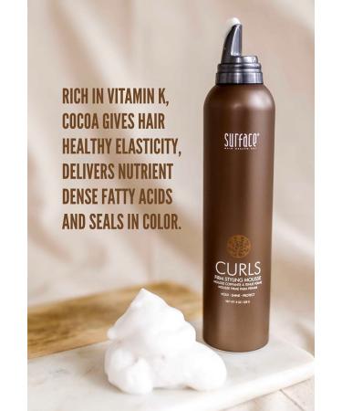 Surface Hair Curls Firm Styling Mousse - Define Hold & Shine 8 Fl Oz | International Shipping Available - Buy Online on SooperMarket.com