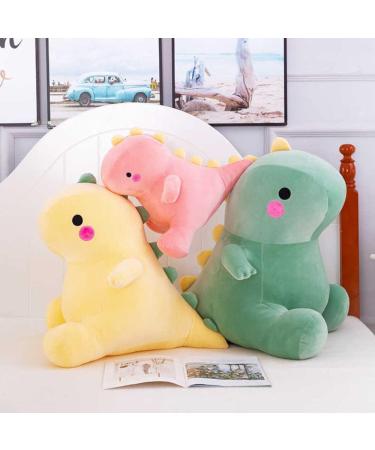 NatureMan Cute Dinosaur Plush Toy - Kawaii Soft Animal Doll for Children's Room Decoration (Yellow) - Buy Online on SooperMarket.com
