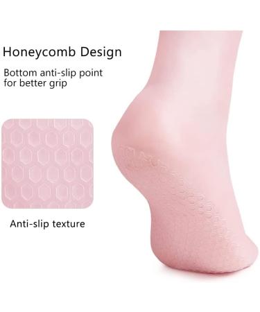 Organic Reusable Spa Socks Size S | Soft Gel Moisturizing Foot Care | Washable Silicone Masks for Smooth Feet (35-39) - Buy Online on SooperMarket.com