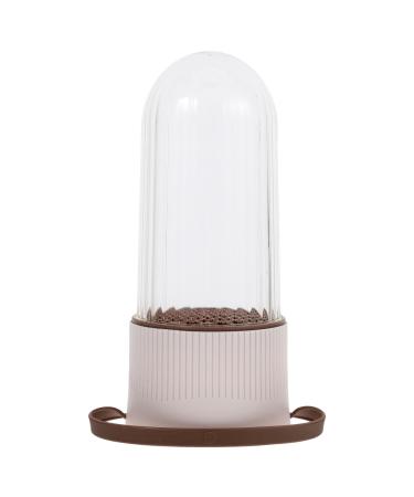 NOLITOY Makeup Brush Cleaner 4 in 1 Silicone Make-up Brushes Cleaner Mat Bowl with Hanger Brushes Beauty Sponge Dying Holder Storage