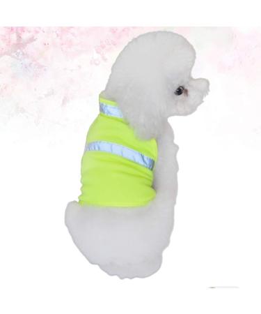 Buy Villcase Reflective Safety Vest for Dogs | High Visibility Breathable Summer Clothing | Fluorescent Yellow Size L | Ideal for Walking Running Hiking - Buy Online on SooperMarket.com