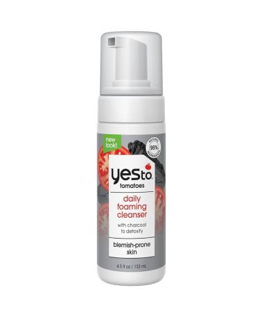 Yes To Tomatoes Anti-Pollution Detoxifying Charcoal Facial Cleanser - 4.5 fl oz | International Shipping Available - Buy Online on SooperMarket.com