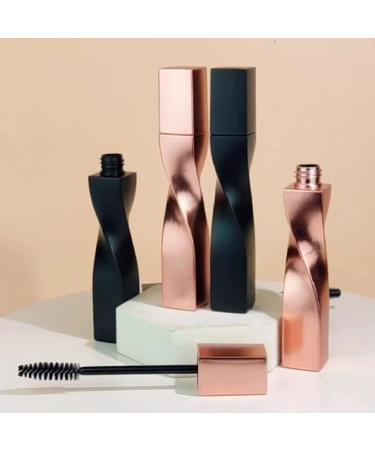 KALLORY 4pcs Eyelash Brush Empty Tube Lip Balm Containers Eyebrow Brush Mascara Tubes Empty Rose Gold Line 11.5x1.8cm Rose Gold - Buy Online on SooperMarket.com