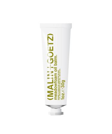 Malin + Goetz Meadowfoam Oil Balm balancing  nourishing balm for all skin and hair types. Moisture protection  multi-purpose balm  antiaging skin  dry skin  chapped lips  cuticles  beard oil 1 Fl Oz