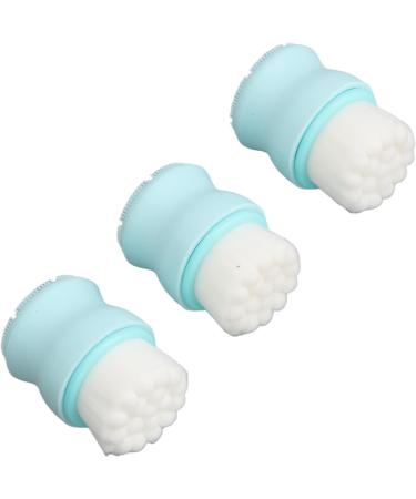 Deep Cleansing Dual Face Brush | Blackhead Removal & Exfoliating Massage Tool | Silicone | Travel-Friendly Beauty Essential - Buy Online on SooperMarket.com