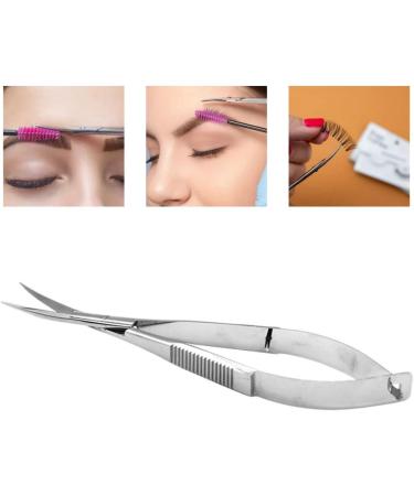 Micro Scissors Stainless Steel for Face Hair & Eyelashes | Curved Grafting Tool - Best International Shipping - Buy Online on SooperMarket.com