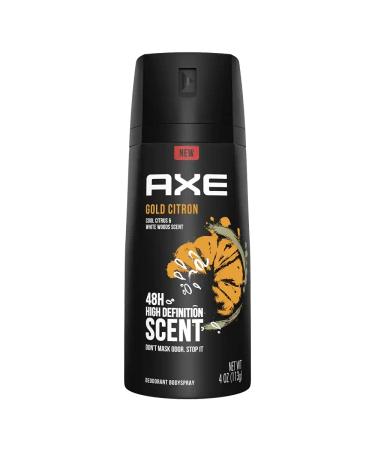 AXE Body Spray for Men Gold 4 oz