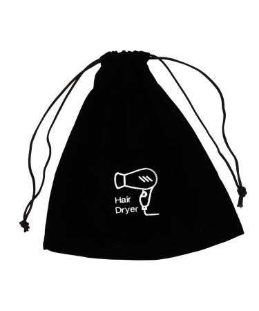 MUSISALY 1pc Hair Dryer Storage Bag Hair Dryer Bag Hotel Hair Tools Bag Packing Sack Wig Travel Case Flannel
