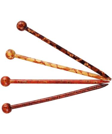 Handmade Wooden Hair Sticks for Women - Hellery 4 Pack Hairpin Fashion Accessories - Buy Online on SooperMarket.com