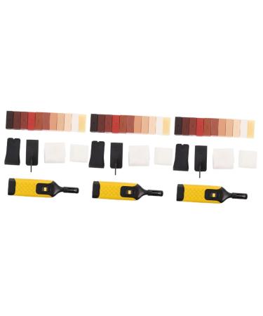 Beavorty 3 Sets Floor Repair Tools Surface Scratch Repair Kit Furniture Repair Kit Floor Gap Repairing Tool Home Floor Accessories Floor Gap Repairing Supplies Gap Restorer Tool