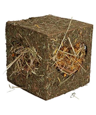 AB Tools Small Animal Guinea Rabbits Boredom Breaker Large Hay Cube 20x20x20cm 1 Cube