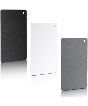 Grey Card White Balance 18% Exposure Calibration Card for DSLR/SLR Cameras - 3.35 x 2.2 inches - Buy Online on SooperMarket.com