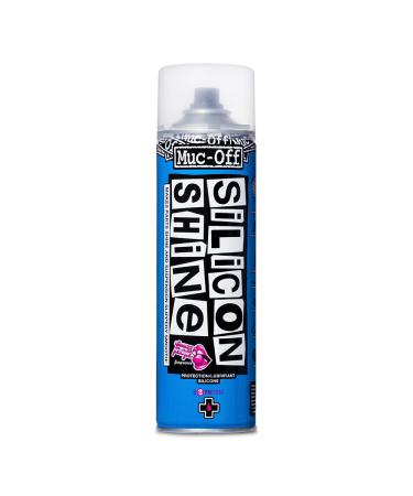 Muc Off Silicon Shine, 500 Milliliters - Highly Advanced, Friction-Reducing Bicycle Shine Spray for A Glossy Finish - Suitable for All Types of Bike