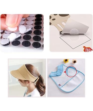 Self Adhesive Dots  108 Pairs 0.59 Diameter Hook and Loop Dots with Waterproof Sticky Dots Strong Adhesive for New Years Decorations Supplies  Glue Dots Classroom Office Home Black and White 7D-HL-DOT-BLWH - Buy Online on SooperMarket.com