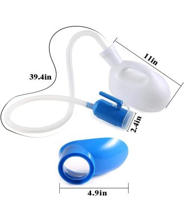 Male Urinal Bottle Camping Toilet Urine Bottle Urine Bottles for Men Women Urinal Pee Bottle Universal Portable 2000 ML with Female Adapter for Camping Car Travel - Buy Online on SooperMarket.com
