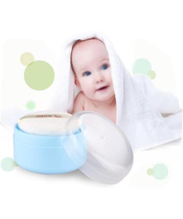 GAFOKI 4pcs Body Powder Puff Box - Travel Makeup Powder Puff Container in Blue Plastic - Buy Online on SooperMarket.com