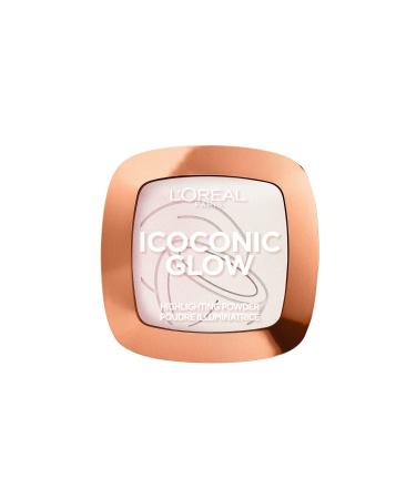 L'Or al Paris Powder Highlighter 01 Icoconic Glow 1 piece Pink 1 piece (1 pack)