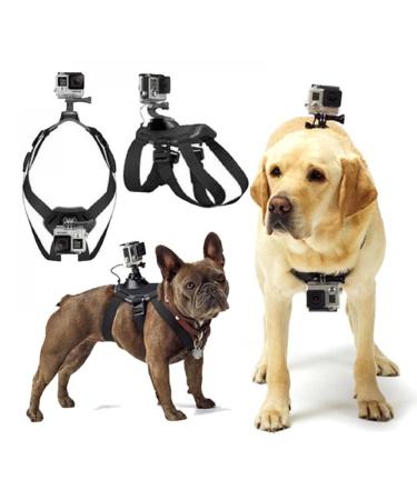 Dog harness for GoPro soft and adjustable GoPro dog harness for large medium and small dogs can be used for breast and back fixation