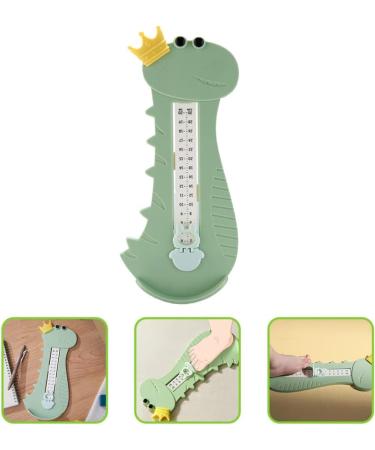 Kisangel Kids Shoe Sizer - Foot Measurement Device for Boys and Girls | Dinosaur Design - Light Green - Buy Online on SooperMarket.com