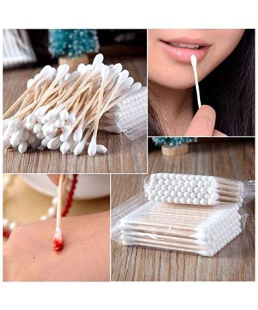 Yicare Biodegradable Bamboo Cotton Swabs - 100% Eco-Friendly Ear Cleaning & Makeup Remover - 6 x 100mm - Buy Online on SooperMarket.com