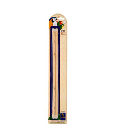 Penn-PLAX Bird-Life Wooden Bird Perches  Great for Parakeets, Lovebirds, Parrotlets, Finches, Canaries, and Other Small Birds 14" Length