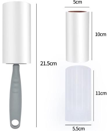 Extra Sticky Puki Diary Lint Roller - 10 Rolls 900 Sheets | Effective Animal Hair Remover for Clothing Sofa Bed & Carpet - Buy Online on SooperMarket.com