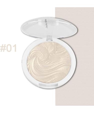Highlight Powder Palette Professional Shimmer Glitter Face Highlighter Makeup Facial Brightening Shimmer Powder for Makeup styles 1 - Buy Online on SooperMarket.com
