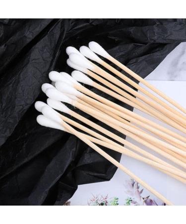 Buy Latrate 100pc Extra Long Cotton Swabs - 15cm Wooden Handle for Makeup Cleaning & More | International Shipping Available - Buy Online on SooperMarket.com