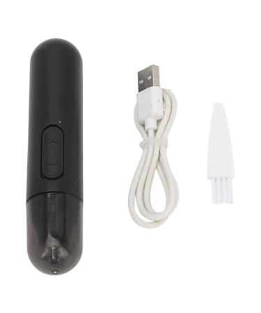 Electric Nose Hair Trimmer for Men & Women | LCD Display USB Rechargeable Painless Ear/Nose Clipper (Black) - Best for Smooth Grooming - Buy Online on SooperMarket.com