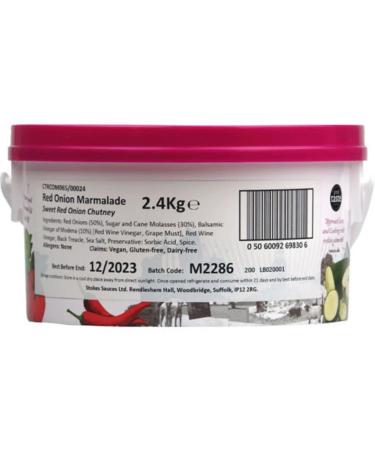 Stokes Red Onion Marmalade 2.4kg. A dark rich sweet tasty red onion marmalade
