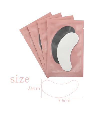 100 Pairs Under Eye Gel Patches for Eyelash Extensions - Disposable & Comfortable - Pink/Black - Shop Now! - Buy Online on SooperMarket.com