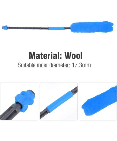 Dauerhaft 0.7in Paintball Barrel Swab Squeegee Cleaner - Blue | Fast & Easy Paintball Gun Maintenance Tool - Buy Online on SooperMarket.com