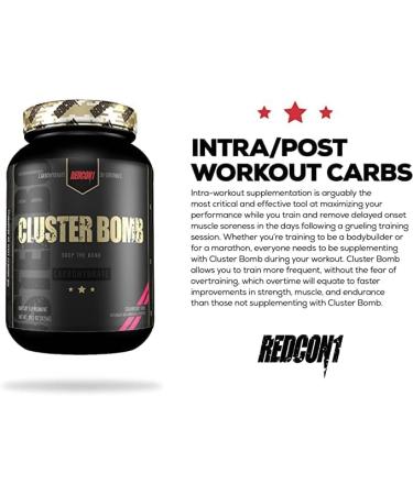 Redcon1 Clusterbomb - Intra/Post Workout Carbohydrates 30 Servings (Unflavored) - Buy Online on SooperMarket.com