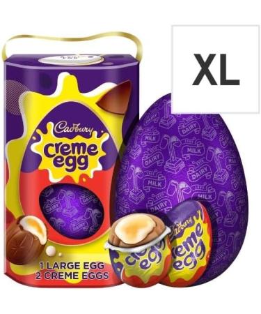 Dairy Milk Creme Egg Easter Egg 235G Delicious Tasty And Twisty Treat Gift Hamper For Birthday Christmas - Buy Online on SooperMarket.com