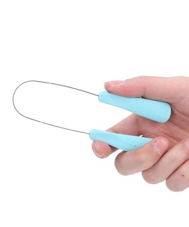 Stainless Steel Tongue Scraper - Portable Oral Care Tool for Fresh Breath | Tongue Cleaning Kit for Adults & Children with Storage Bag - Buy Online on SooperMarket.com