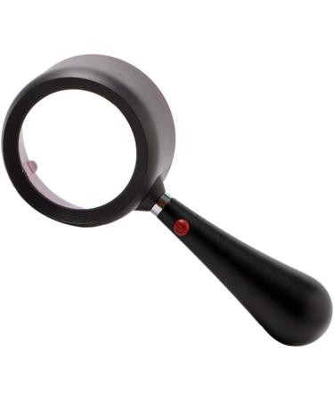 XENITE Magnifying Glass High-Definition Magnifying Glass 20 Times Handheld Light with LED Lights High-time Maintenance Identification Elderly Students Children Reading Magnifying Glass (Color : WH M - Buy Online on SooperMarket.com