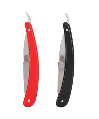2pcs Razor Professional Beard Razor Foldable Manual Shaving Face Grooming Tool